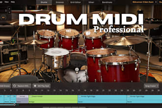 create amazing midi drum lines for you
