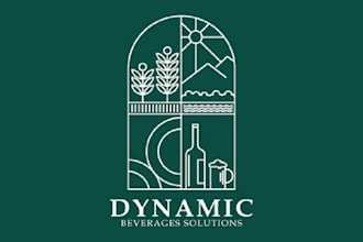 make magnificent beverage industry company logo