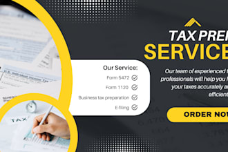 prepare and file form 1120 and 5472 for foreign owned US llc