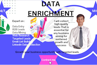 provide all kinds of data enrichment services to meet your needs