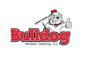 make impeccable bulldog window cleaning logo