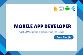 develop the flutter and android app