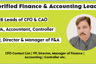 do finance leads, accounting leads, accounting lead generation, CPA list