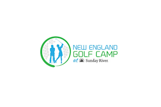 make perfect innovative golf camp logo design