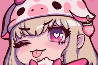 make a profile picture in the chibi style of any character