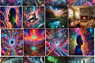 generate amazing ai image in 12 hour midjourney, dalle 3