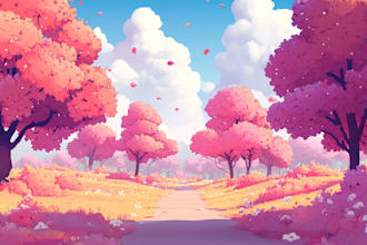 paint environment or background concept