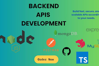 develop your backend apis with nodejs