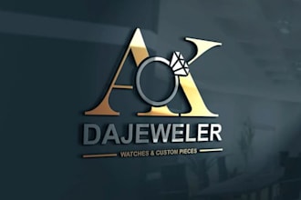 design luxury fashion, jewelry, boutique, minimalist logo