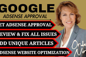 get your google adsense website approved with unique articles