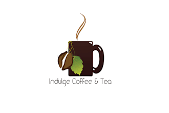 do modern coffee and tea store logo design and brand identity