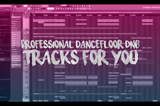 create a professional drum and bass dnb track for you
