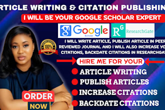 write and publish article in google scholar peer reviewed index