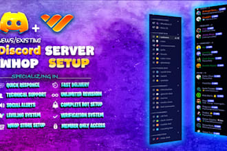 deliver professional discord and whop server in 12 hours
