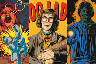 do vintage illustration retro comic book vintage poster retro comic page