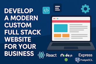 build a secure, custom full stack web app or ecommerce store for your business