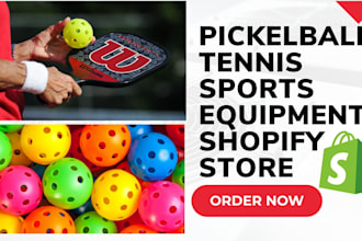 design pickleball accessories tennis sport equipment pickleball shopify store