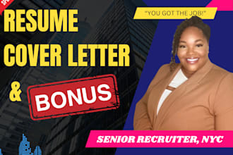 write and redesign resume with recruiter tips