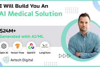 our agency will build a hipaa, medical, biomedical, healthcare, clinical ai solu