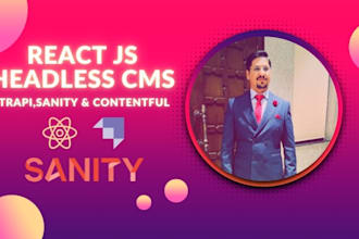 build a dynamic react js website with headless cms integration