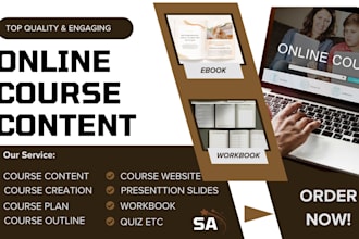 create online course content, course creation, course curriculum on teachable