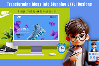 design stunning and user friendly UX UI for your website or app