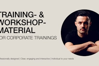 create training materials and learning concepts to improve your team