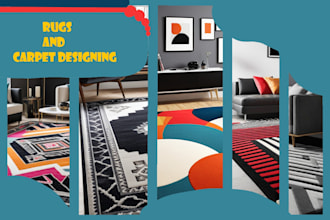 create digital pattern design for rugs and carpets