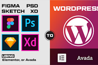 convert figma to wordpress website using elementor pro