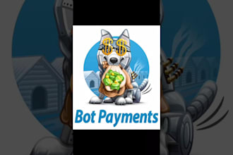 setup telegram payment bot, shop bot, webull stock bot, crypto telegram bot