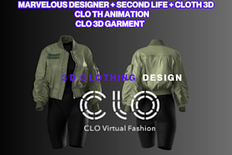 do 3d second life clothing sansar streetwear design for sims peds fivem model