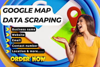do accurate google map data scraping and b2b data extraction
