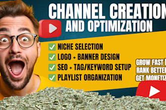 youtube channel creation and optimization