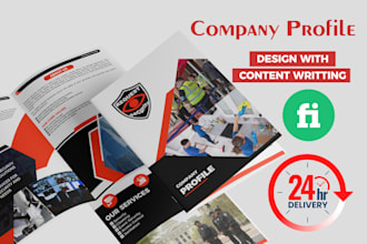 do company profile annual report business brochure design