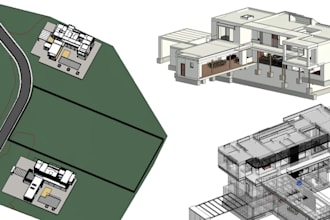 transformo tus proyectos 2d en formato cad o PDF a 3d mediante autodesk revit