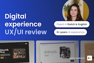 give your app or website a full UX UI review