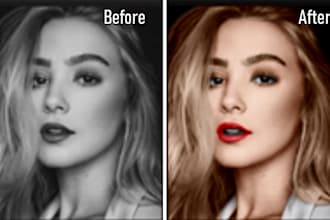 colorize photo,black and white photo and photo restoration