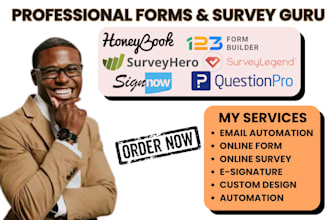 setup honeybook 123 form builder surveyhero survey legend sign now questionpro