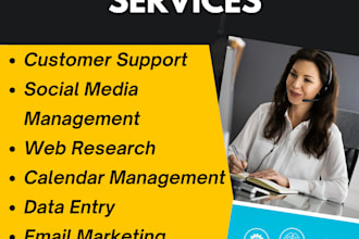 be your personal virtual assistant and administrative support