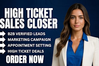 be your high ticket sales closer b2b linkedin marketing sales closer