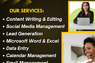 be your personal virtual assistant and administrative support
