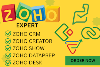 setup zoho crm customization automation support desk creator