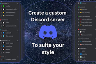 create a custom discord server to suite your style
