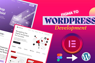 do figma to wordpress website development with elementor pro
