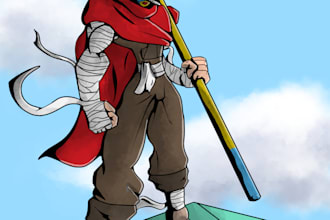 draw your original superhero character