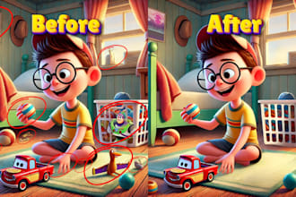 fix and edit, ai generated images for children books