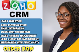 zoho data migration email integration customization lead management automation