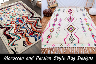 design moroccan and persian style rugs and carpet for you