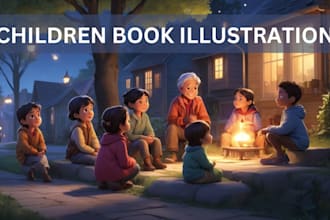 create children storybook illustration
