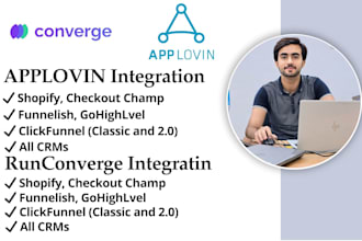 setup server side tracking with applovin and converge for shopify